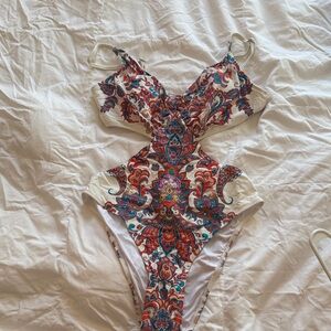 Brand new with tags Colorful One Piece Swimsuit